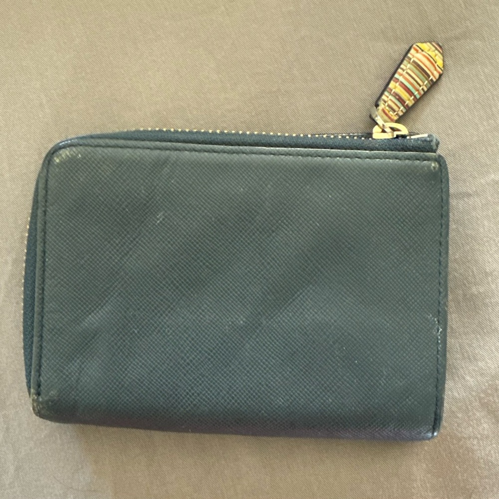 Paul Smith Navy Blue Zip Wallet